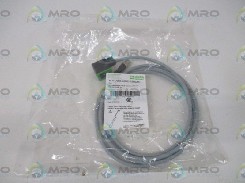 MURR ELEKTRONIK 7000-40961-2260200 CABLE * NEW IN A FACTORY BAG *
