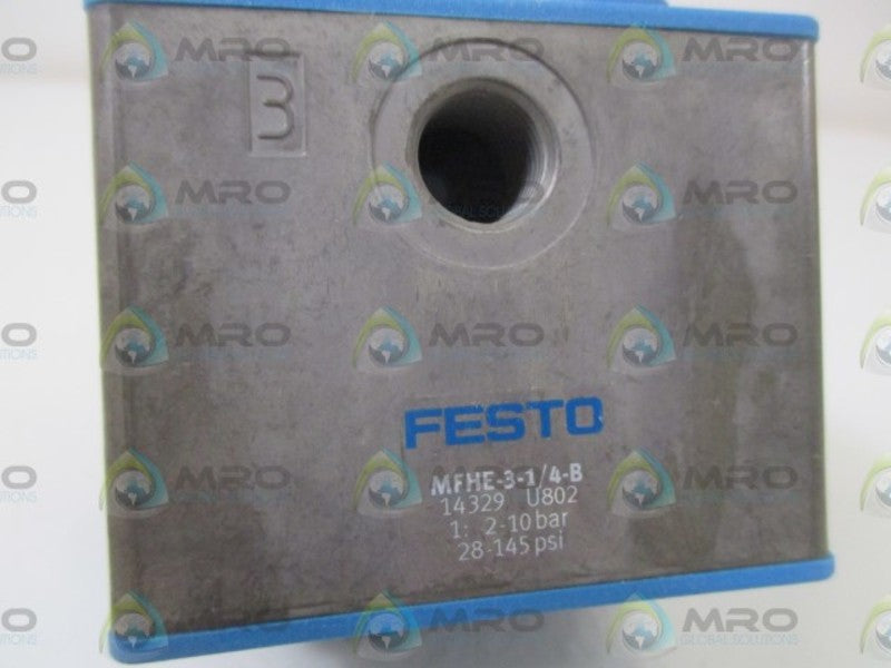 FESTO MFHE-3-1/4-B SINGLE PILOT VALVE * NEW IN BOX* *