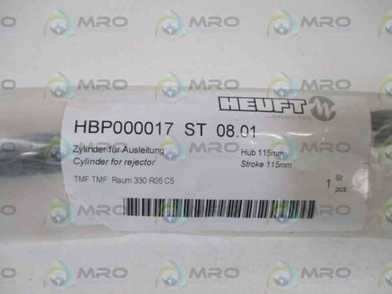HEUFT HBP000017 ST 08.01 PNEUMATIC CYLINDER * NEW IN A FACTORY BAG *