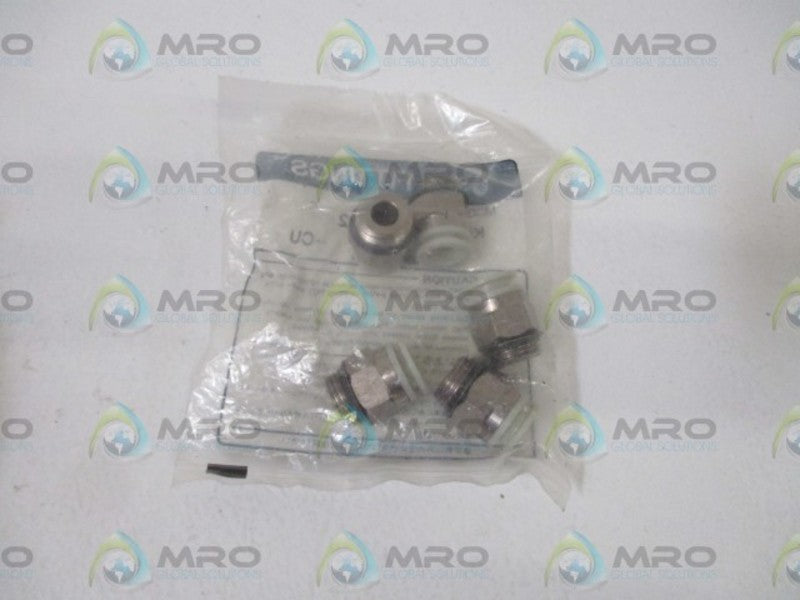 LOT OF 5 SMC KQ2H10-U03-X2 FITTING *NEW IN A FACTORY BAG*