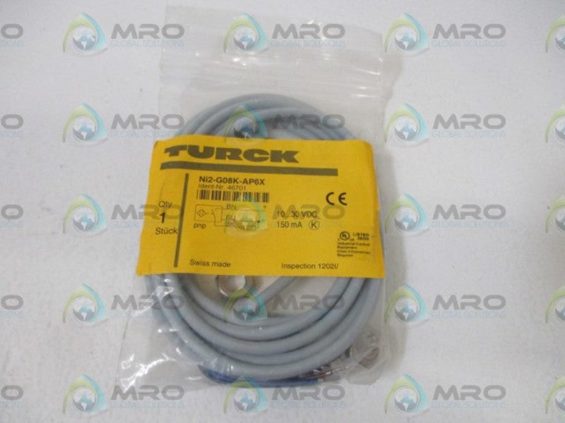 TURCK NI2-G08K-AP6X PROXIMITY SWITCH * NEW IN A FACTORY BAG *