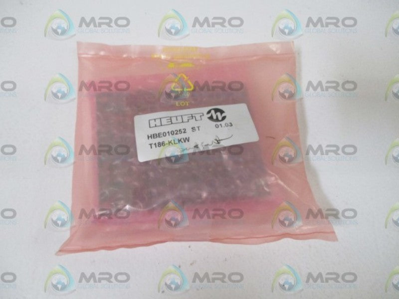 HEUFT HBE010252 ST PC BOARD TERMINATION CARD * NEW IN A BAG *