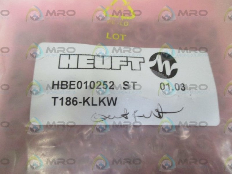 HEUFT HBE010252 ST PC BOARD TERMINATION CARD * NEW IN A BAG *