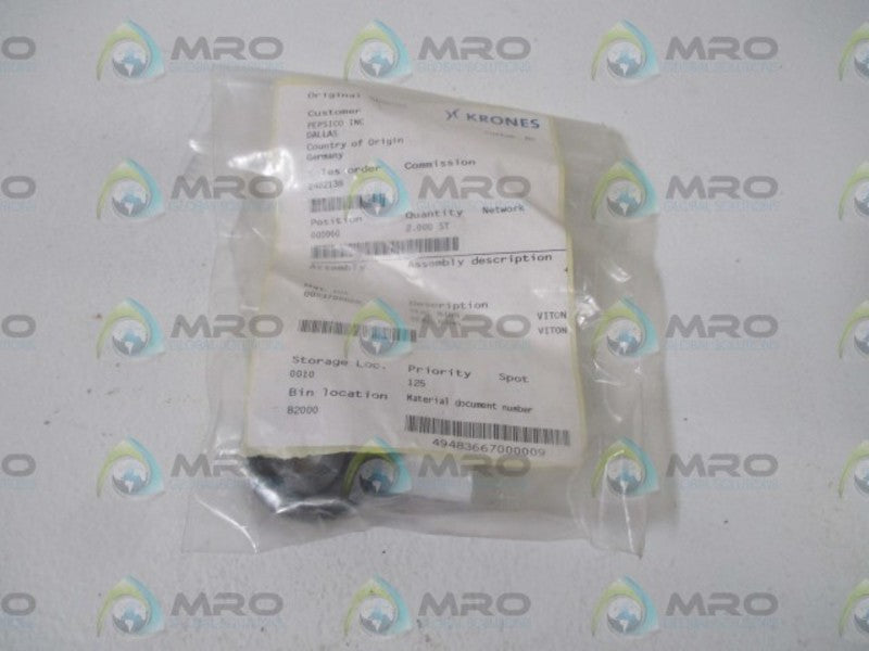 KRONES 0023700068 SEAL RINGS * NEW IN A BAG *
