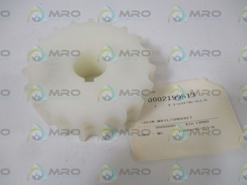 KRONES 1-099-96-1551-0 CHAIN WHEEL/SPROCKET * NEW NO BOX *