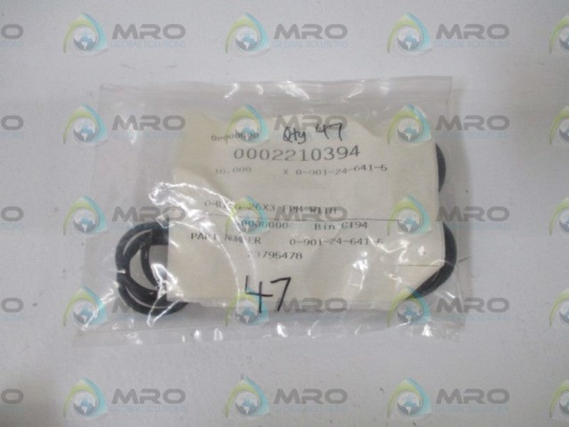 LOT OF  47 KRONES 0-901-24-641-5 O-RING *NEW IN A BAG*