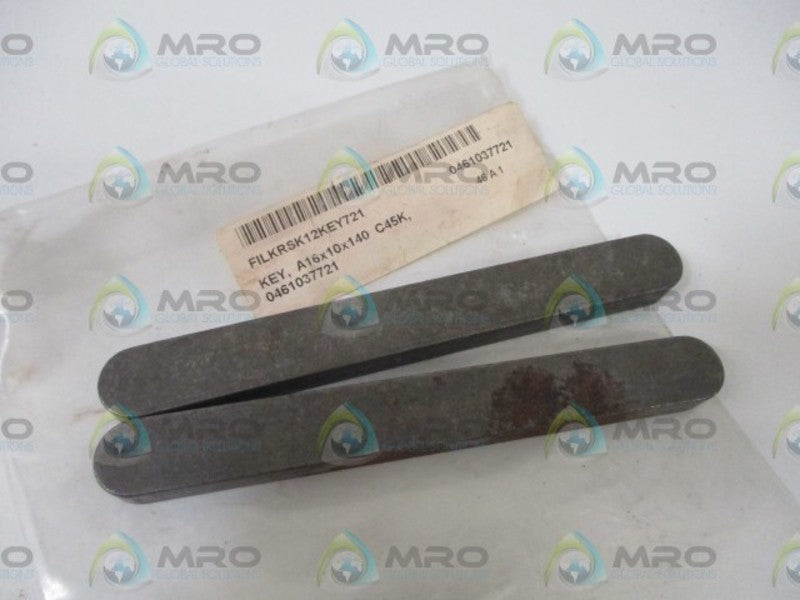 LOT OF 2  A16X10X140 KEY *NEW IN A BAG*