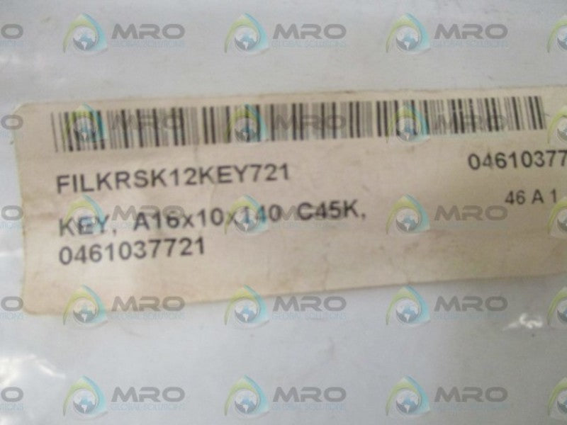 LOT OF 2  A16X10X140 KEY *NEW IN A BAG*