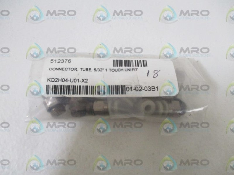 LOT OF 18 SMC KQ2H04-U01-X2 CONNECTOR *NEW IN A BAG*