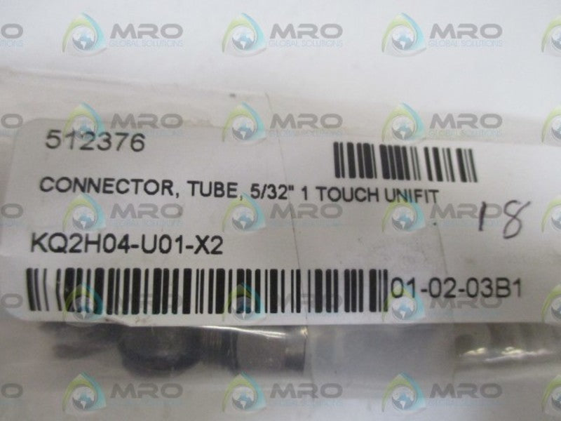 LOT OF 18 SMC KQ2H04-U01-X2 CONNECTOR *NEW IN A BAG*