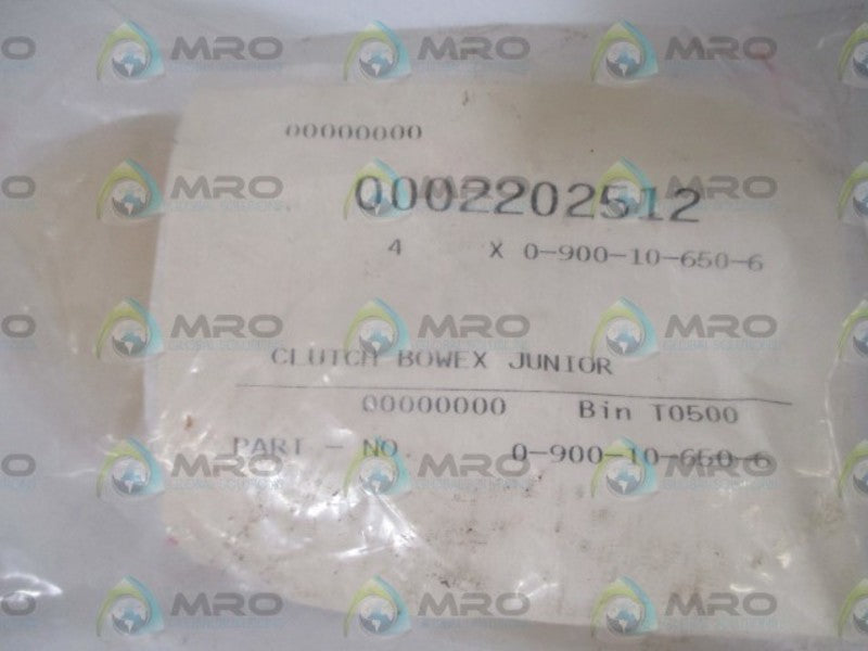KRONES 0-900-10-650-6 CLUTCH BOWEX JUNIOR * NEW IN A BAG *