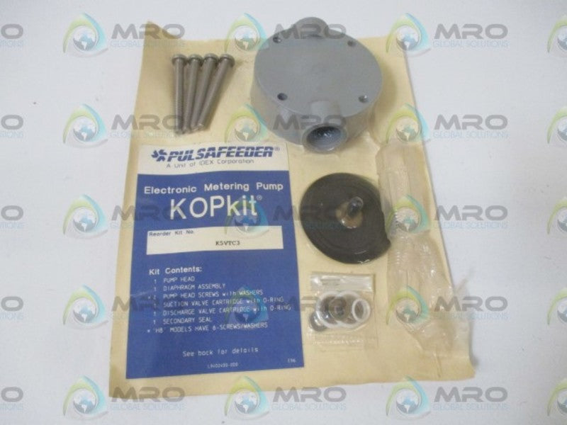 PULSAFEEDER K5VTC3 ELECTRONIC METERING PUMP(AS PICTURED) * ORIGINAL PACKAGE *