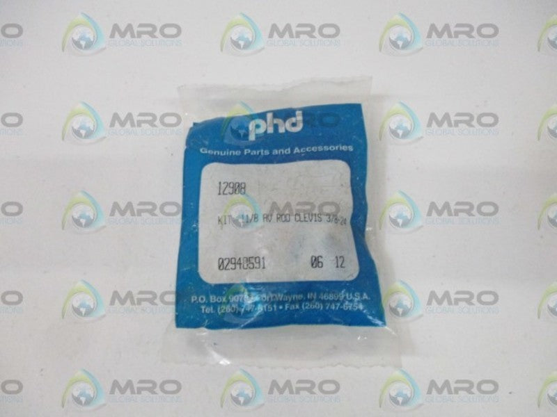 PHD 12908 KIT 11/8 AV ROD CLEVIS 3/8-24 * NEW IN A FACTORY BAG *