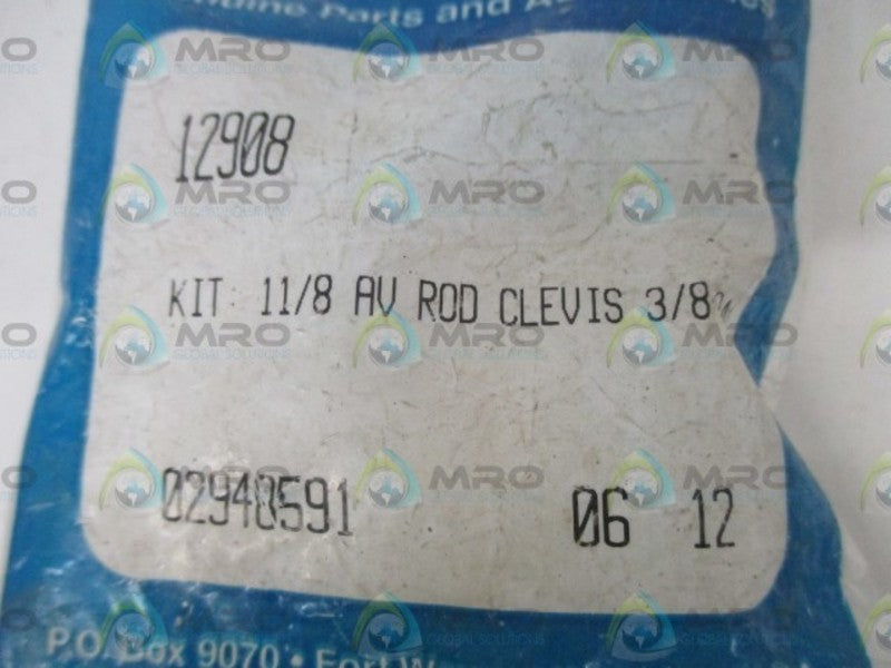 PHD 12908 KIT 11/8 AV ROD CLEVIS 3/8-24 * NEW IN A FACTORY BAG *