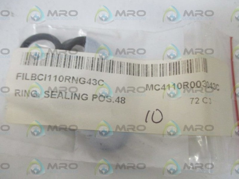 LOT OF 10 MC4110R003043C SEAL RING *NEW IN A BAG*