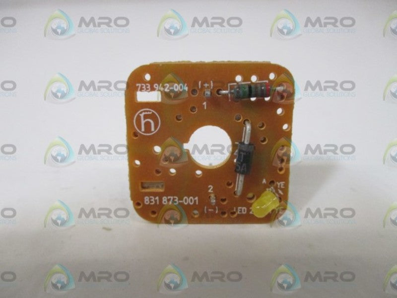 LOT OF 2 HIRSCHMANN 831 873-001 GDME HDL 24 YE *NEW NO BOX*