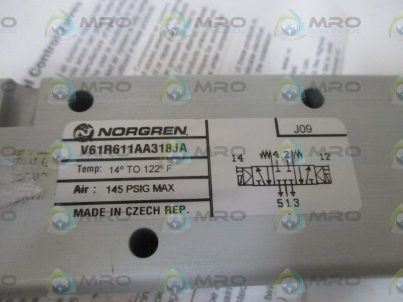 NORGREN V61R611AA318JA SOLENOID VALVE*NEW NO BOX*