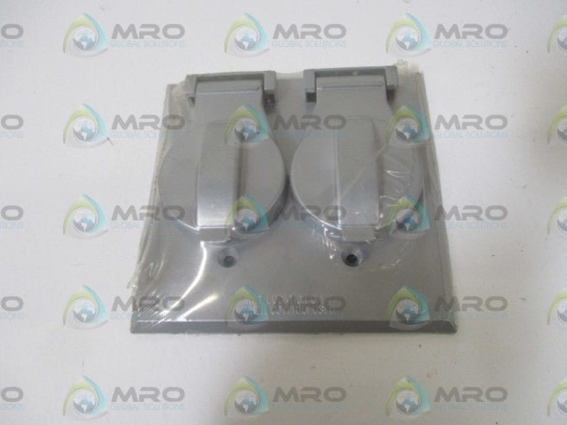 LOT OF 2 BWF  INC, FC-281V SINGLE RECEPT /SINGLE SWITCH COVER*ORIGINAL PACKAGED*