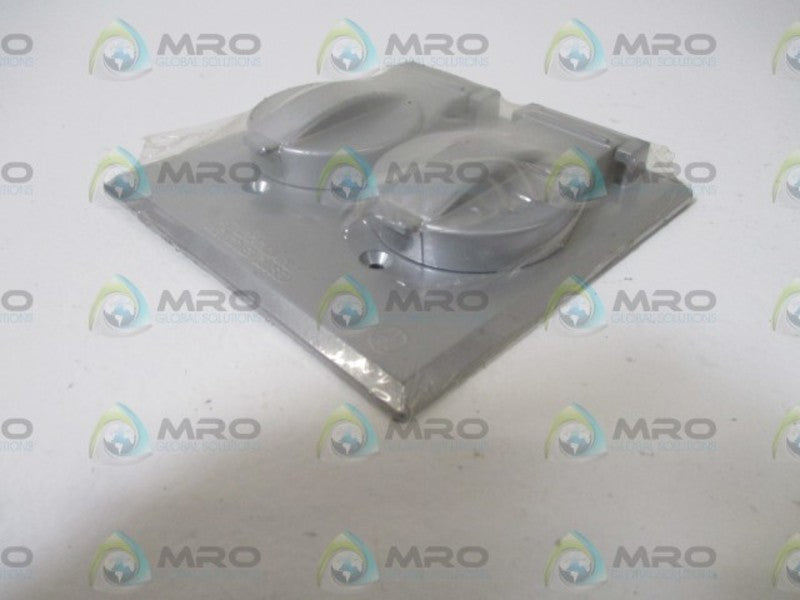 LOT OF 2 BWF  INC, FC-281V SINGLE RECEPT /SINGLE SWITCH COVER*ORIGINAL PACKAGED*