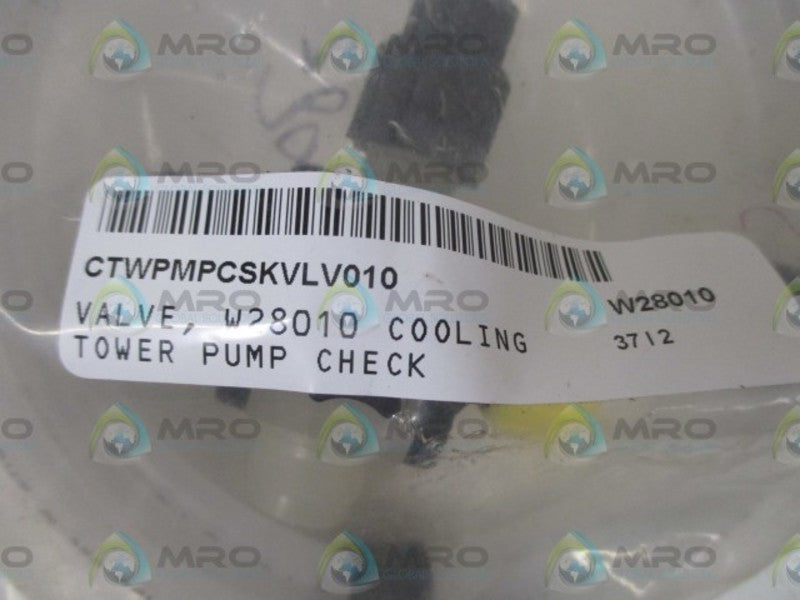 W28010 COOLING VALVE TOWER PUMP CHECK *NEW IN A BAG*