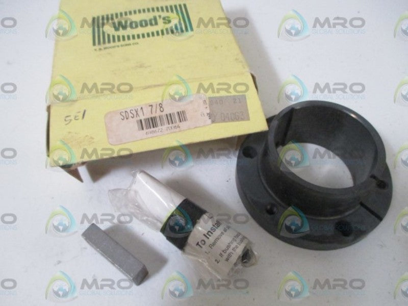 LOT OF 4 TB WOODS SDSX1 7/8 BUSHING *NEW IN BOX*