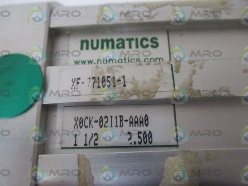 NUMATICS X0CK-02I1B-AAA0 PNEUMATIC CYLINDER *NEW NO BOX*