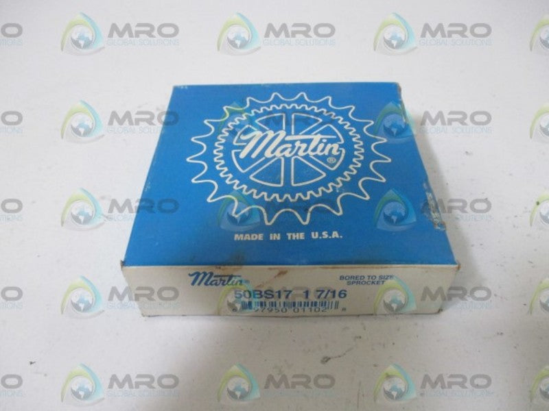 MARTIN 50BS17 SPROCKET 1 7/16"  * FACTORY SEALED *