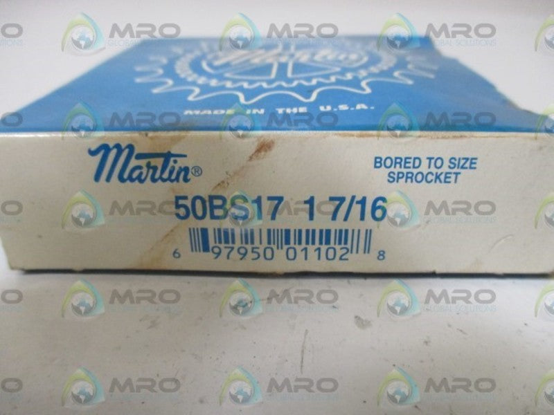 MARTIN 50BS17 SPROCKET 1 7/16"  * FACTORY SEALED *