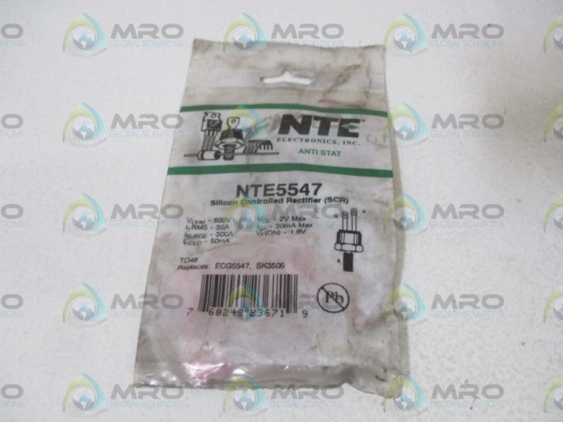 NTE NTE5547 SILICON CONTROLLED RECTIFIER * NEW IN A FACTORY BAG *