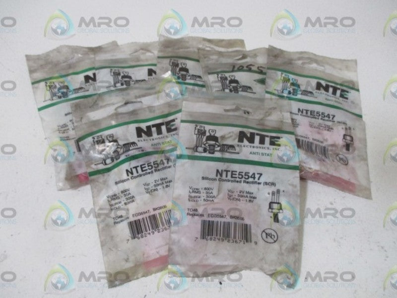 NTE NTE5547 SILICON CONTROLLED RECTIFIER * NEW IN A FACTORY BAG *