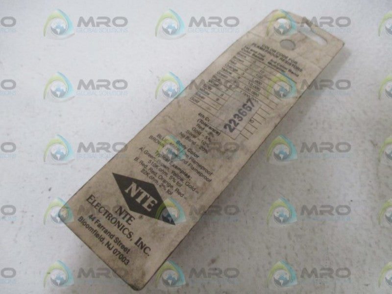 NTE 10W222 WIREWOUND RESISTOR * ORIGINAL PACKAGE *