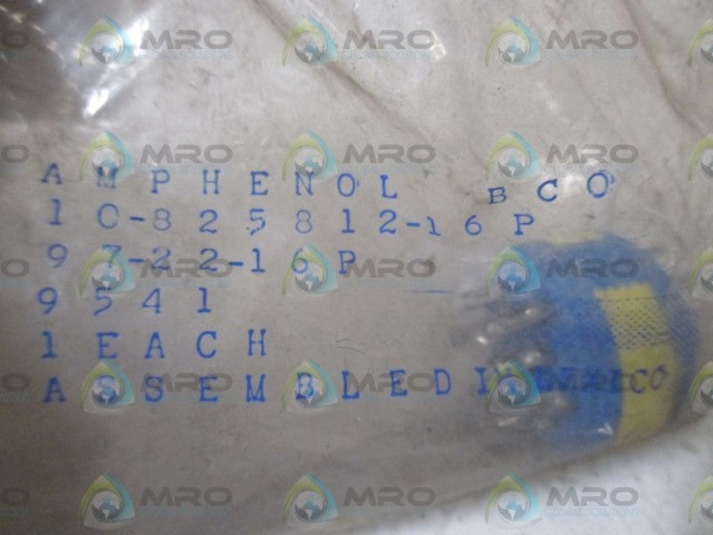 AMPHENOL  97-22-16P PLUG * NEW IN A BAG *