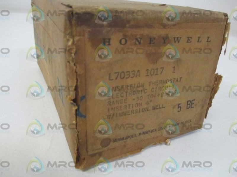 HONEYWELL L7033A1017 INSERTION THERMOSTAT * FACTORY SEALED *