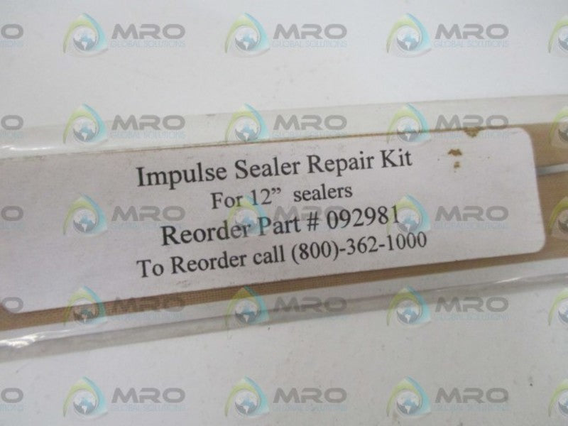 ASSOCIATED 092981 IMPULSE SEALER REPAIR KIT * ORIGINAL PACKAGE *