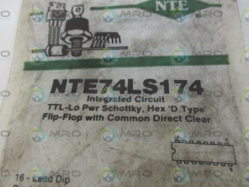 LOT OF 10 NTE NTE74LS174 INTERGRATED CIRCUIT *NEW IN A FACTORY BAG*