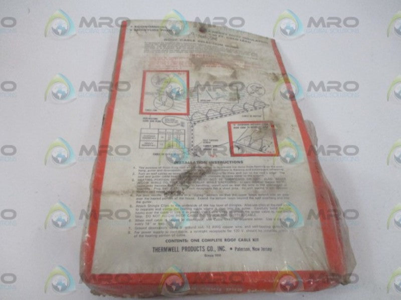 FROST KING THR-20 ROOF CABLE KIT * ORIGINAL PACKAGE *