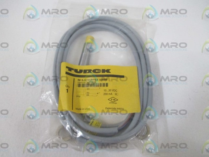 TURCK NI5-G12-RP6X 50MM PROXIMITY SWITCH * NEW IN A FACTORY BAG *