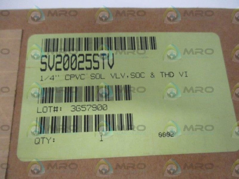 HAYWARD SV20025STV BALL VALVE 1/4" CPVC * FACTORY SEALED *