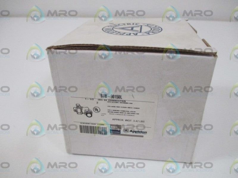 LOT OF 2 APPLETON STB-90150L 1-1/2" CONNECTOR *NEW IN BOX*