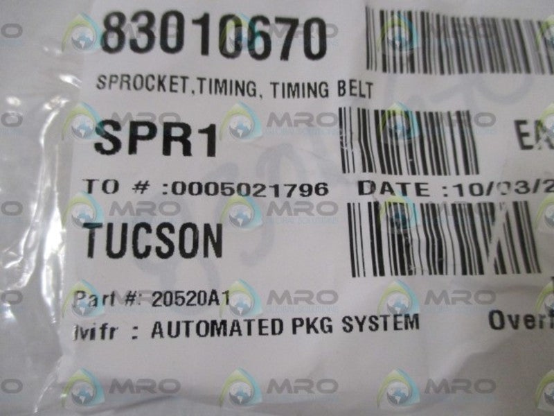 AUTOMATED 20520A1 TIMING BELT SPOCKET * NEW IN A FACTORY BAG *