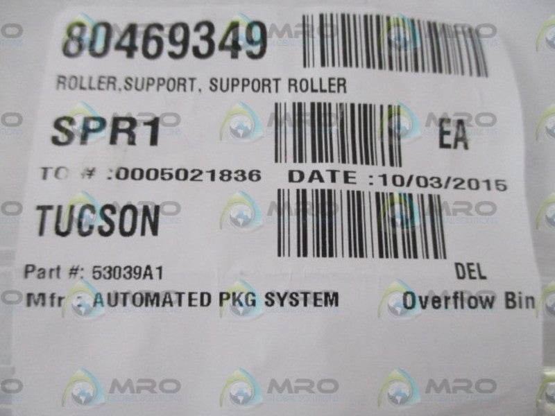 LOT OF 12 AUTOMATED 53039A1 SUPPORT ROLLER *NEW IN A BAG*