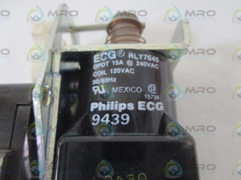 PHILIPS ECG RLY7645 RELAY * NEW OUT OF A  BOX *