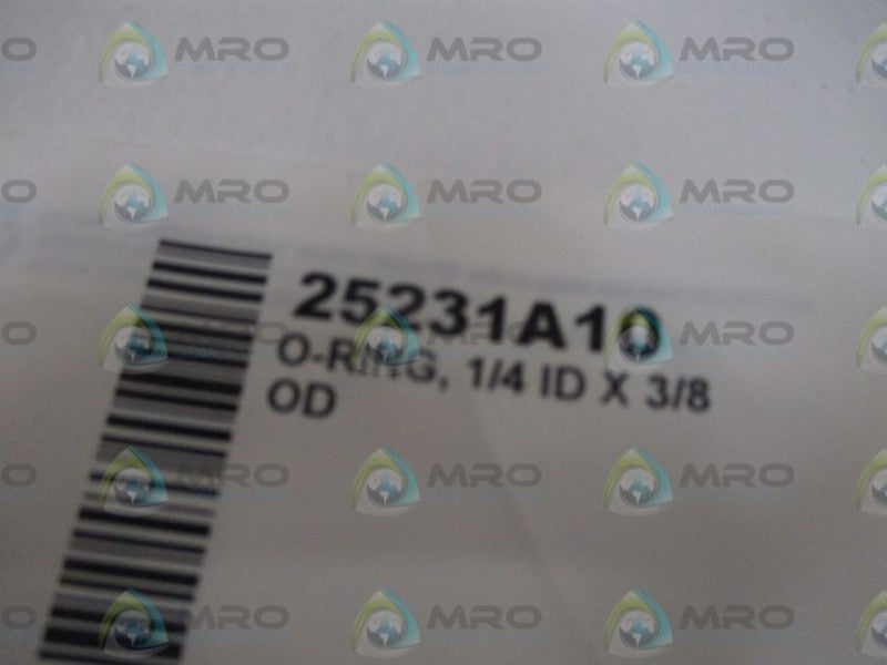 AUTOMATED 25231A10 O-RING 1/4" ID X 3/8" OD * NEW IN A FACTORY BAG *
