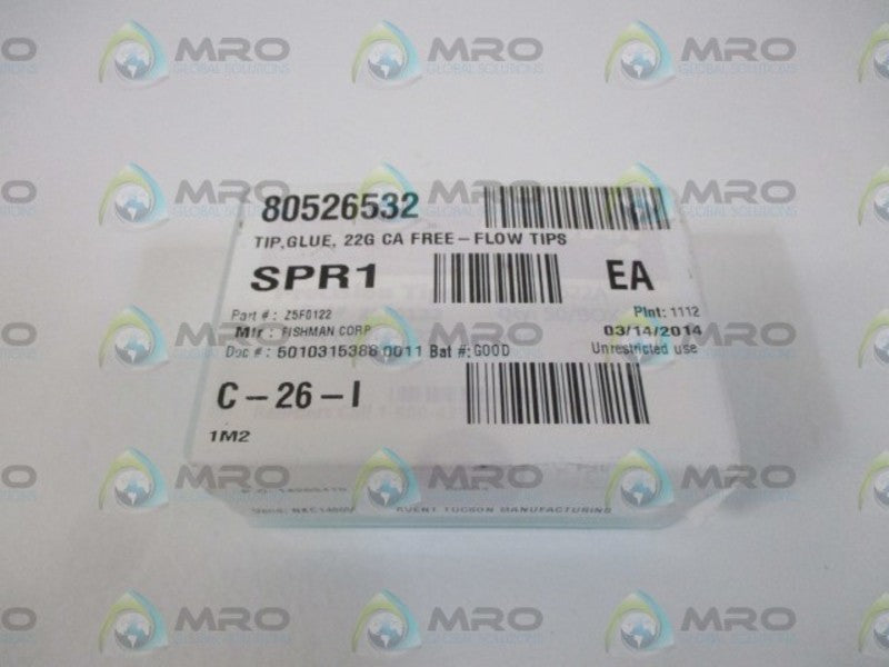 FISHMAN CORP. Z5F0122 GLUE TIP * ORIGINAL PACKAGE *