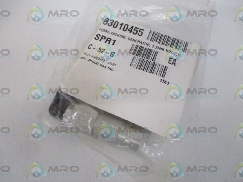 PISCO VCH12-016L VACUUM PUMP NOZZLE *NEW IN A FACTORY BAG*
