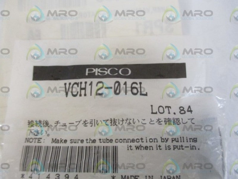 PISCO VCH12-016L VACUUM PUMP NOZZLE *NEW IN A FACTORY BAG*