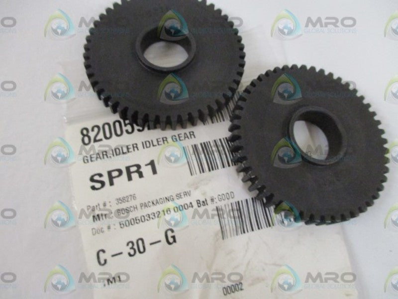 LOT OF 2 BOSCH 358276 IDLER GEAR *NEW NO BOX*