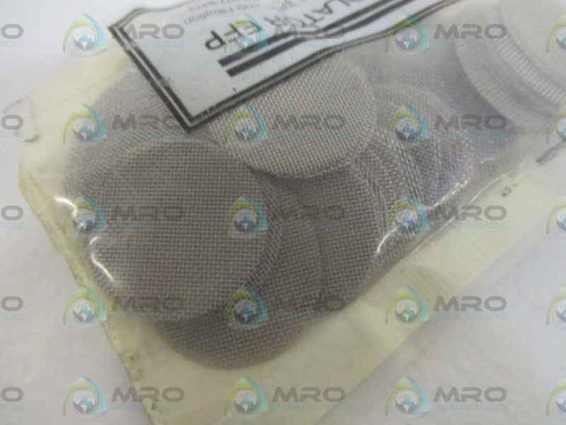 LOT OF 100 PUROLATOR EFP AS40010RD01-062 FILTER SCREEN *NEW IN A BAG*