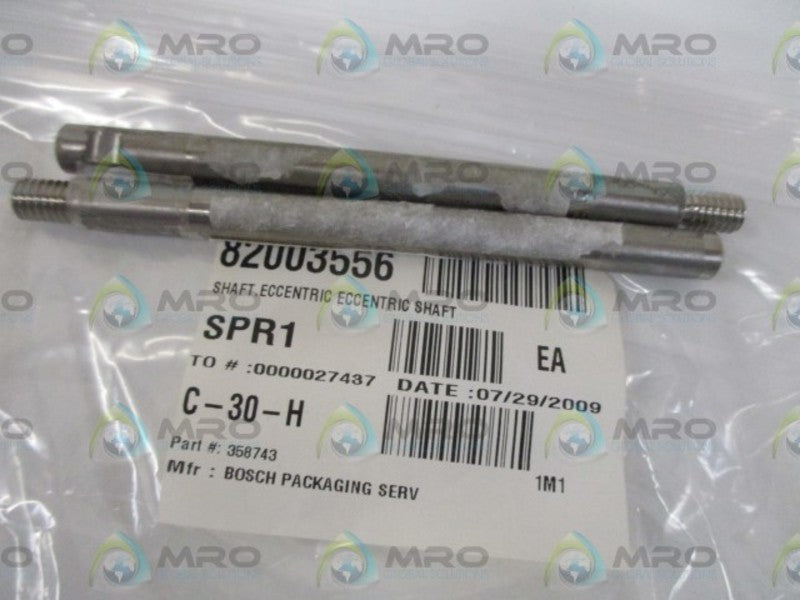 LOT OF 2 BOSCH 358743 ECCENTRIC SHAFT *NEW NO BOX*
