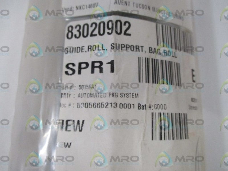 LOT OF 2 AUTOMATED 58156A1 BAG ROLL SUPPORT *NEW IN A BAG*